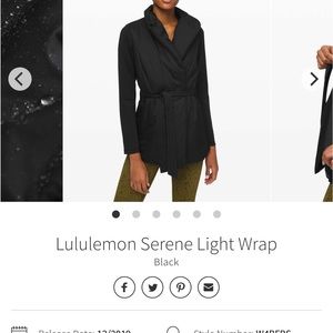 Lululemon Serene Light Wrap Jacket 4